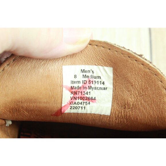 LL Bean Mountainville Shoes Penny Slip On Leather Brown Size 8 M - Picture 9 of 9